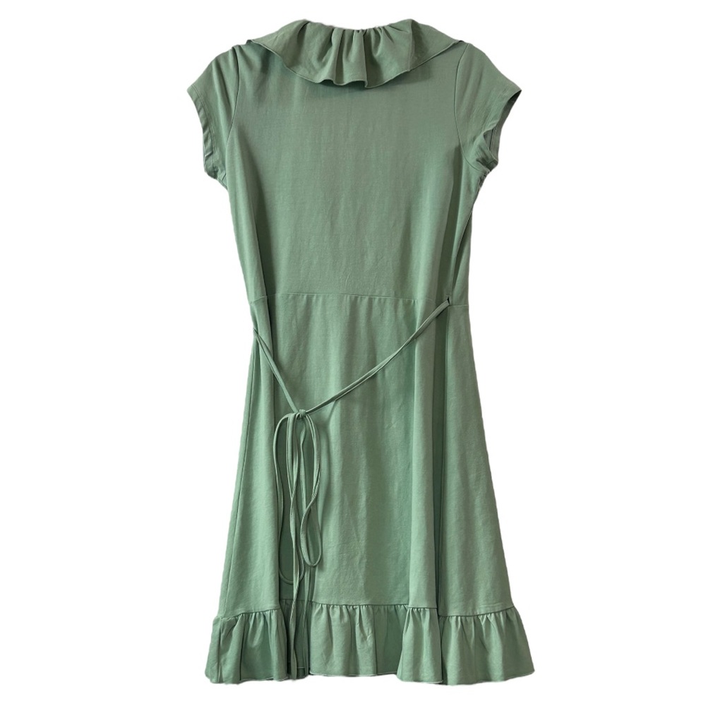Matilda Jane Happy & Free Light as Air Sage Wrap Dress    Sz‎ S - Picture 3 of 7